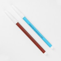 JSTrading 차코 수성 초크펜 원단용 수성펜 챠코펜 원단펜 자수펜, 블루