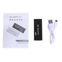 와이파이 증폭기 공유기 인터넷 휴대용 3G WiFi 라우터 Wlan 핫스팟 150Mbps RJ45 USB 무선 지원 HSDPA/HSUPA/HSPA CDMA EVDO Rev A/B, [01] Adapter, 01 Adapter