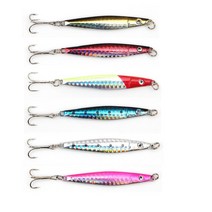 메탈지그 5개한셋트 10g~25g 송어 산천어 삼치 농어 루어낚시, 21g