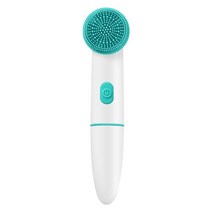 클렌징 디바이스 전동 클렌져 세안 유물 전기 페이셜 클렌저 음파 진동 실리콘 휴대용, 푸른