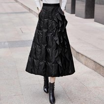 골프 패딩 치마 담요 스커트 롱스커트 랩스커트 방한 겨울 롱치마 이즈 빅사 바지 여성 1