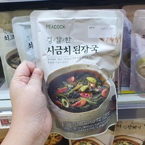 피코크 정갈한 시금치 된장국 500g, 아이스보냉백포장, 1개