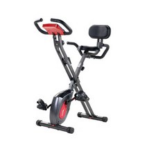 접이식 스피닝 바이크 소형 하체운동 헬스장 다용도, 등받이업그레이드버전이있는흑백마그네트론음소거