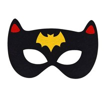 파티짱 할로윈 펠트 아이마스크 가면 파티 용품, 박쥐고양이