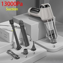 차량용무선진공청소기 자동차무선청소기 무선 자동차 진공 청소기 95000Pa 흡입 독일어 브러시리스 모터, 01 13000Pa Set 1
