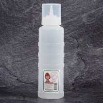 투명 잘라쓰는 1구뚜껑 소스병 미니 플라스틱 오일 만능소스병 케찹병 업소용 소스통, 대 [600ml], 1개