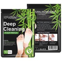 주름개선에스테틱 100pc 디톡스 발 패치 스트레스 릴리프 피트 깊은 수면 바디 독소, 100개