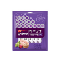 밥이보약 CAT 하루양갱 걱정없는 헤어볼 고양이 간식 28p, 7개, 224g, 닭고기
