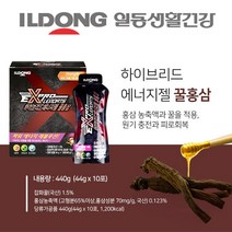일동 에너지젤 파워젤 6가지맛 마라톤 자전거 수영 헬스, 1box, 일동파워젤 꿀홍삼(10포1박스)