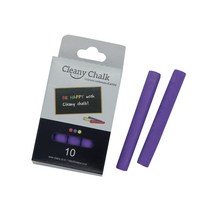 클리니 탄산분필 칠판분필(11가지색) - 10개입 분필, 보라