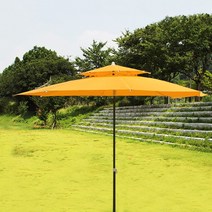 프리폼 270cm 대형 팔각 반자동 파워핸들 파라솔, 고정파라솔2.7M 다크그린, 1개