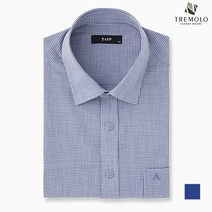 인디안 TREMOLO 남성 솔리드 서커 반소매 남방__TRBNSWY3221