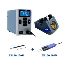 ATTEN ST-1509 9150 디지털 납땜 스테이션 다양한 유형의 팁 호환 BGA PCB 제거 용접 인두 689981, Y9150 and N9100 689981, 110 볼트
