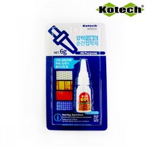 록스타 601 강력 다용도 순간 접착제 6g T-1601, 기본, 상세페이지 참조