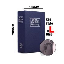 미니금고 책금고 스마트금고 디자인 저장 L 안전 상자 사전 비밀 책 돼지 저금통 돈 숨겨진 보안 사물함 현금 보석 키 잠금, L Key 2