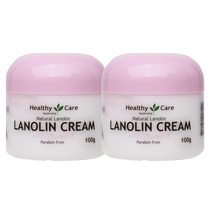 Healthy Care Lanolin & Vitamin E Cream 헬시케어 내추럴 라놀린 & 비타민E 크림 100g 2팩