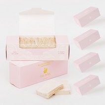 더스완 저자극 순면 내추럴 코튼 패드 비건 화장솜 320매, 4BOX, 80매