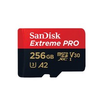 샌디스크 익스트림프로 마이크로SD카드 SDSQXCY, 256GB