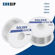 0.8/1.0/1.2/1.8mm Soldering Tin Wire Melt Rosin Core Solder Roll Used for Electric Iron Welding, [01] 0.8mm-20g, 01 0.8mm-20g, 1개
