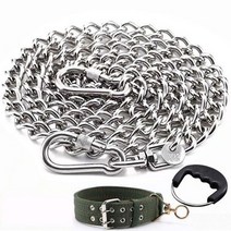중대형견 체인 목줄(스테인리스 스틸), 2 미터, 2.3mm 두께 (소형 10-20kg)