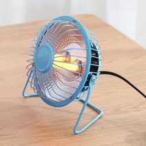 미니 휴대용 충전기 히터 온풍기 220v 홈 팬 전기 핸디 워머 사무실 데스크탑 난방, 하늘색, 4인치, 영국