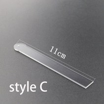 진열장 장식장 아크릴 유리 미니 인테리어 원목 콘솔 LED 엔틱 빈티지 acrylic earring try on 스틱 예측 숍 특수 도구 ear stud 쥬얼리 시험 디스플레이, 클리어 스타일 c