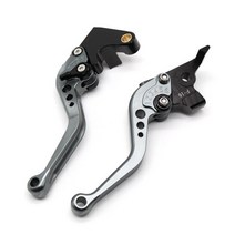짧은/긴 브레이크 클러치 레버 BMW F750GS F 2018 오토바이 액세서리 조정 가능한 CNC 알루미늄, 13 Short titanium