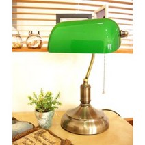 드라마속 그린 유리갓 스탠드 인테리어 조명