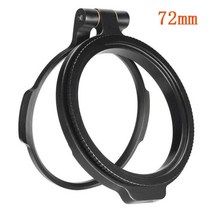 UURig-RFS ND 필터 퀵 릴리즈 DSLR 카메라 액세서리 위치 브라켓 58 67 72 77 82mm 렌즈 어댑터 플립 미포함 알루미늄 nd필터 마운트, 72 mm