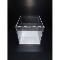 조립형 아크릴 장식장 국내 생산 제작 AS 두꺼운 소재 아크릴 진열장 아크릴 케이스, 25*30, 20, 블랙