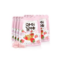남양 아이꼬야 불가리스 요거트볼(딸기)/유산균 과자 8개