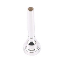 전문 트럼펫 마우스피스 meg 3c size for bach 입문자 뮤지컬 트럼펫 액세서리 부품 또는 손가락 운동기, 실버 3c