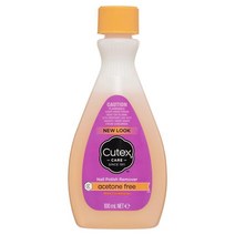 Cutex 큐텍스 네일 폴리쉬 리무버 아세톤 프리 100ml x4개