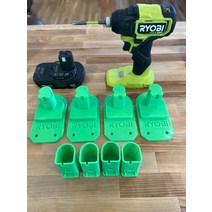 Ryobi 료비 4/4 콤보 팩 18v 도구 및 배터리 마운트