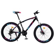 MTB 자전거 산악 30단 하드테일 경량 입문용 출퇴근 학생 24인치 26인치, 24인치cm, L + 30단