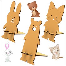 DIY 휴대폰(스마트폰) 거치대 만들기-고양이/곰/토끼, 고양이
