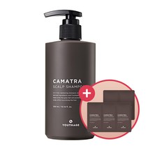 유스에이지 카마트라 스칼프 샴푸 300g 새치 케어 탈모 케어, 1세트(1개+체험분5매)