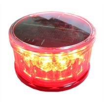 태양광 자석부착식 경광등 SWL-M12R LED경광등 타워크레인경광등 경운기 특수차량야간안전경고등, 녹색