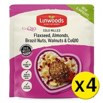 [영국발송] 4팩 Linwoods 린우즈 Milled Flaxseed; Nuts & CO Q10 밀드 플랙씨드; 넛 & CO Q10 360g