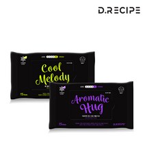 [디레시피] 데오퍼퓸티슈 향기나는 물티슈 파우치 6팩 (파우치), 15개입, 6개