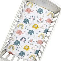 아기 침대 시트 방수 매트리스 커버 침구 130x70cm
