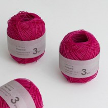 [DARUMA] 다루마 플라코드 3ply(Placord 3ply) 40g, 4 체리핑크