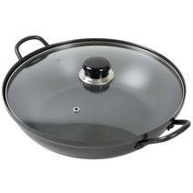 포스아트 럭키 업소용 전골냄비 BN 경질 양수 찌개 냄비, 1, 30cm