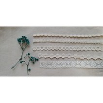 GTS 코튼 케미컬 레이스 리본 270cm, 레이스2