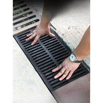배수로덮개 무소음트렌치 하수도커버 맨홀커버, 길이 400x폭 600x높이 40mm