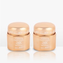 스팀107 화이트닝골드 미백크림 재생보습 톤업 크림 50ml, 2+2