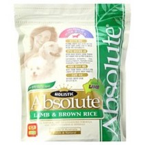 앱솔루트 홀리스틱 램 앤 브라운 라이스 전연령 애견 사료 작은입자, 2.7kg, 1개, 양