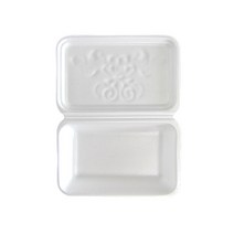 행복물류 스티로폼 도시락 (특대(207*132*31)) 1세트 600개 일회용도시락 배달 포장용기, 12봉, 50개