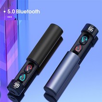 Q67 블루투스 5.0 이어폰 TWS 무선 헤드폰 핸즈프리 스포츠 이어폰 케이스 게임 헤드셋 보조베터리 전화 PK Q32, 04. gold