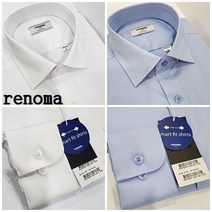 레노마셔츠 일반핏/활동성 편한 P40 트윌 스판 솔리드/옴므 정장 와이셔츠 RMFSGP003 -E